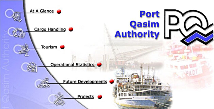 Port Qasim Authority 2000 Web Interface